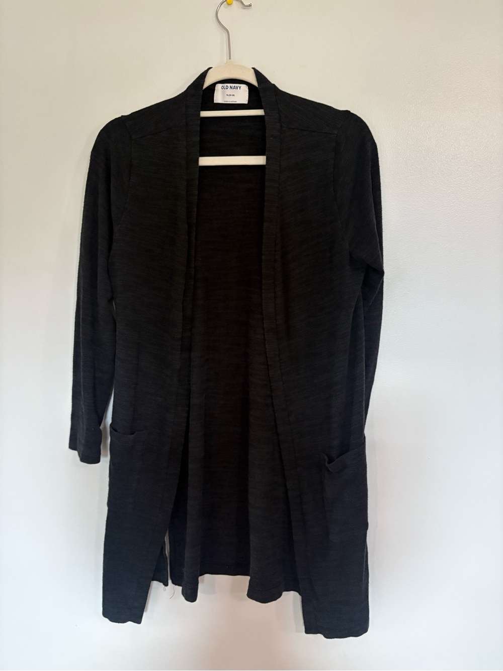 Old Navy Black Open-Front Cardigan Sweater